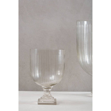 Small Glass Hurricane Candle Holder | Cortina