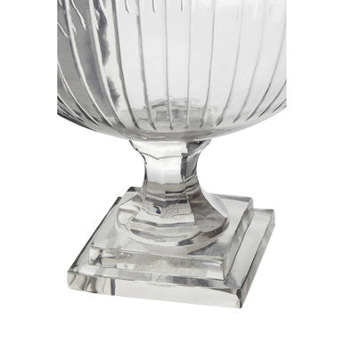 Large Glass Hurricane Candle Holder | Cortina