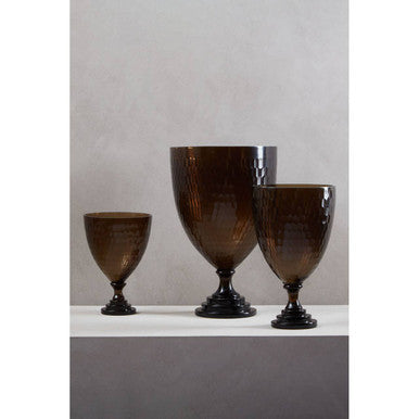 Medium Honeycomb Glass Candle Holder | Cortina