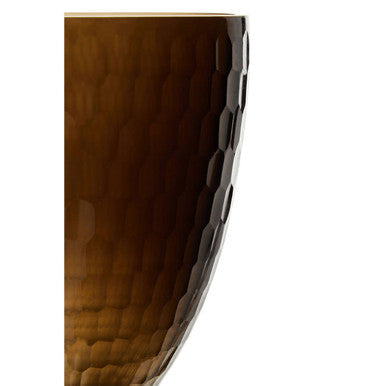 Medium Honeycomb Glass Candle Holder | Cortina