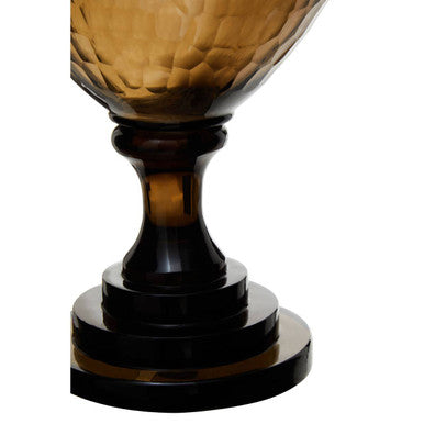 Medium Honeycomb Glass Candle Holder | Cortina