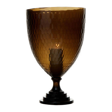 Large Honeycomb Glass Candle Holder | Cortina