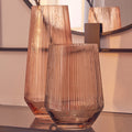 Small Smoked Brown Glass Vase | Esma