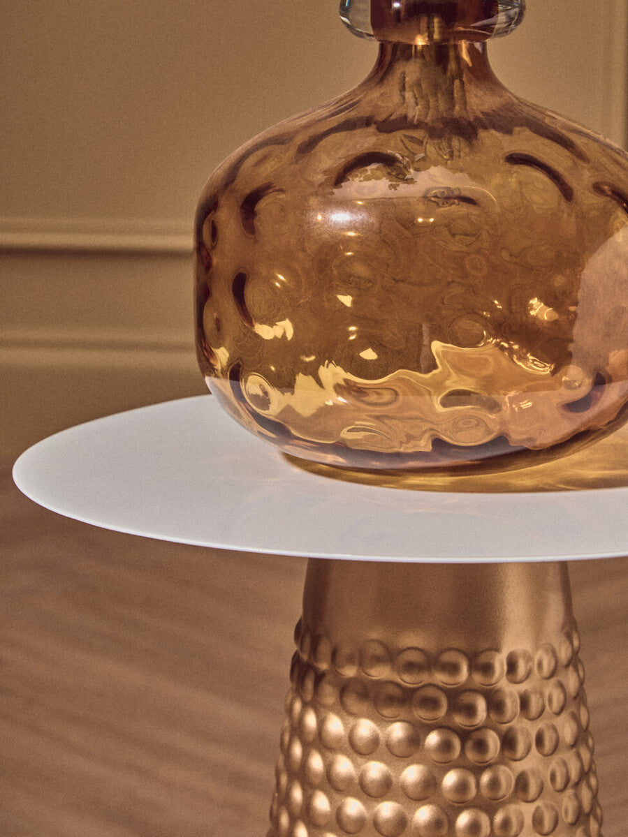 Amber Glass Bottle Vase | Huda