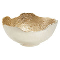 Small Nickel and Gold Finish Bowl | Dion