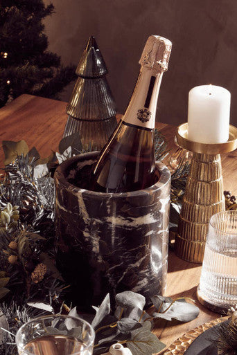 Small Gold Finish Candle Holder | Deomali