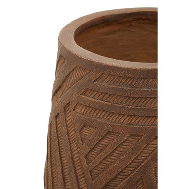 Brown Planter with Angular Legs | Darnell