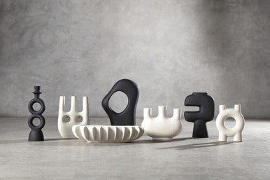 Large Black Candle Holder | Hapax
