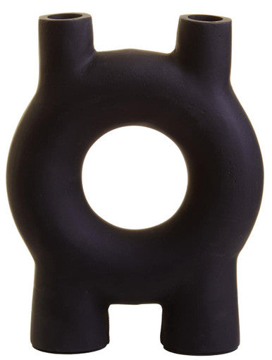 Small Black Candle Holder | Hapax