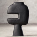 Abstract Large Black Vase | Hapax