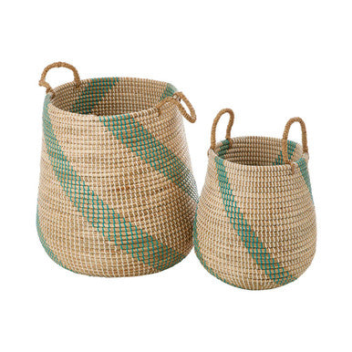Set of 2 Seagrass Storage Baskets | Bora