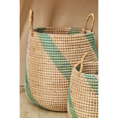 Set of 2 Seagrass Storage Baskets | Bora