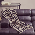 Natural and Black Throw | Bosie Ozella