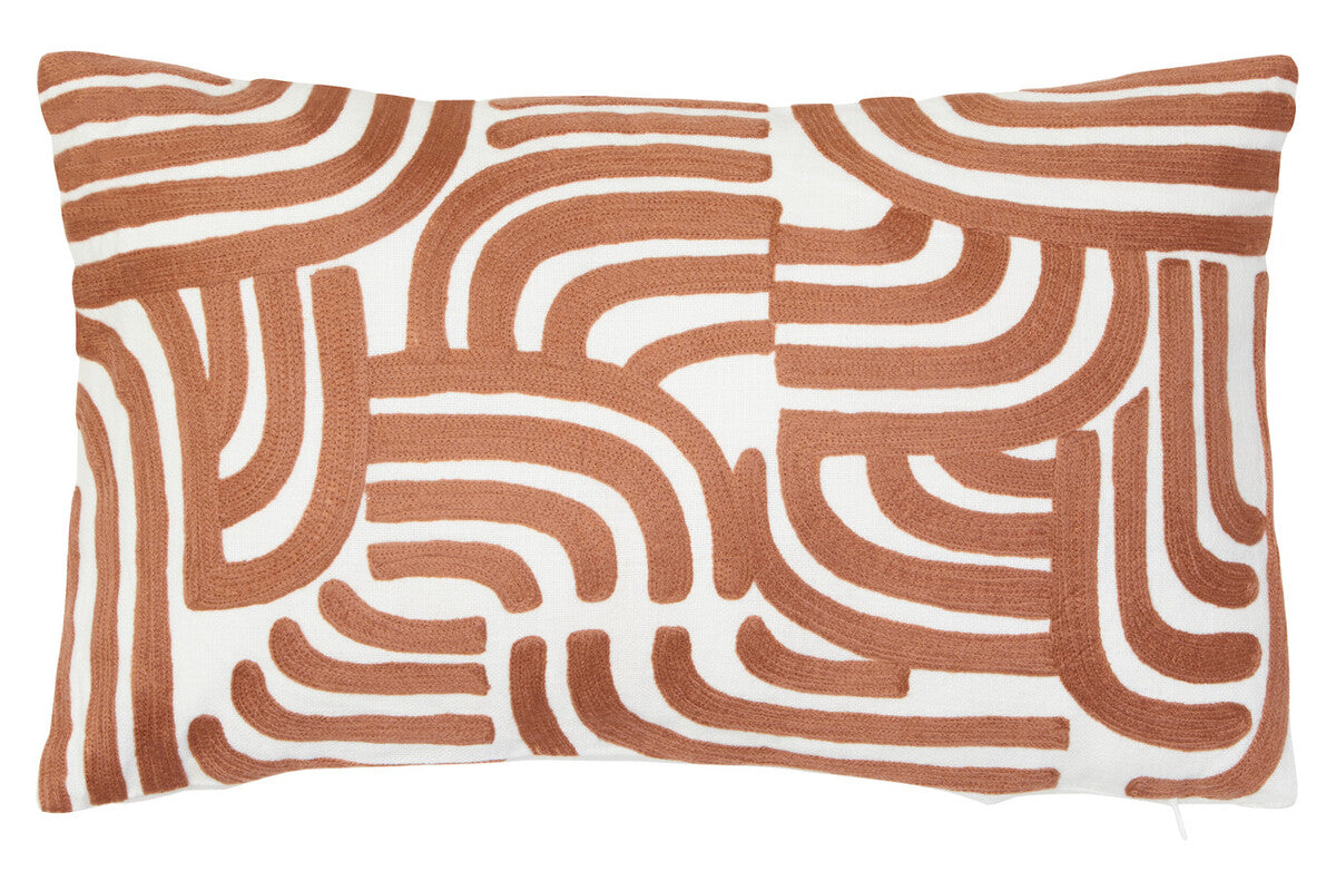Natural and Terracotta Cushion | Bosie Ozella