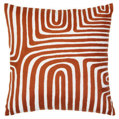 Rust and White Cushion | Bosie Ozella