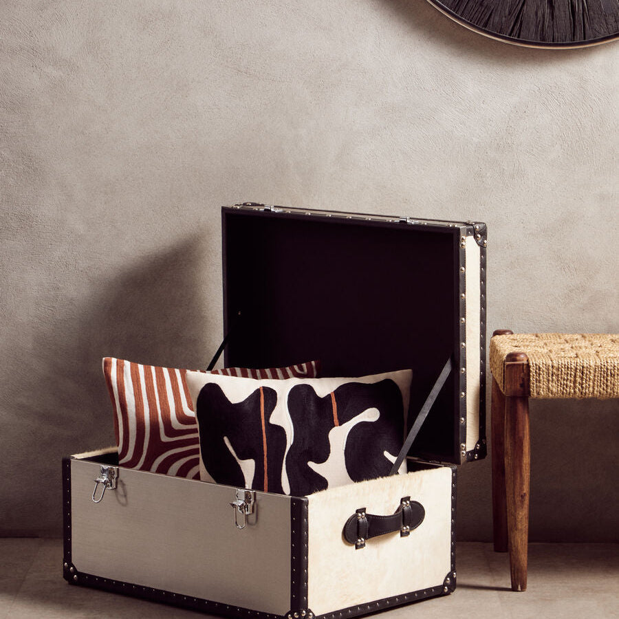 Rust and White Cushion | Bosie Ozella