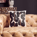 Black and Beige Cushion | Bosie Ozella