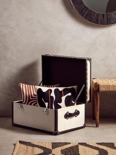 Black and Beige Cushion | Bosie Ozella
