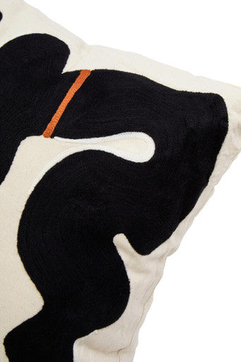 Black and Beige Cushion | Bosie Ozella