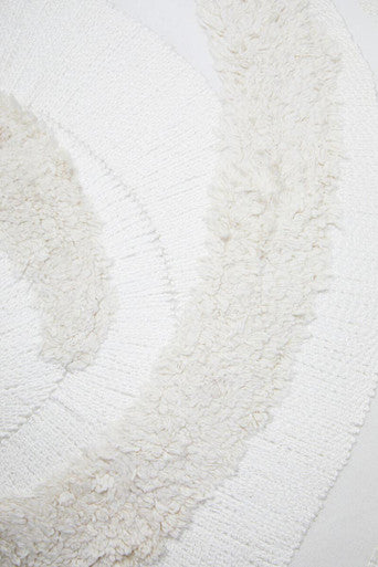 Cream Textured Cushion | Bosie Ozella