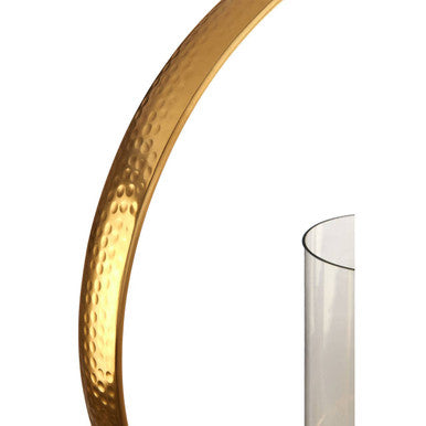 Large Gold Finish Candle Holder | Cirqua