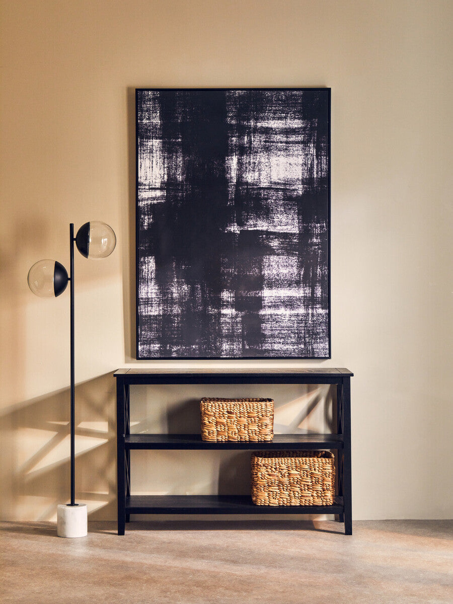 Astratto Black and White Abstract Wall Art
