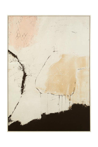 Astratto Natural and Pink Abstract Wall Art