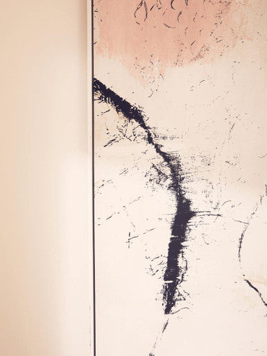 Astratto Natural and Pink Abstract Wall Art