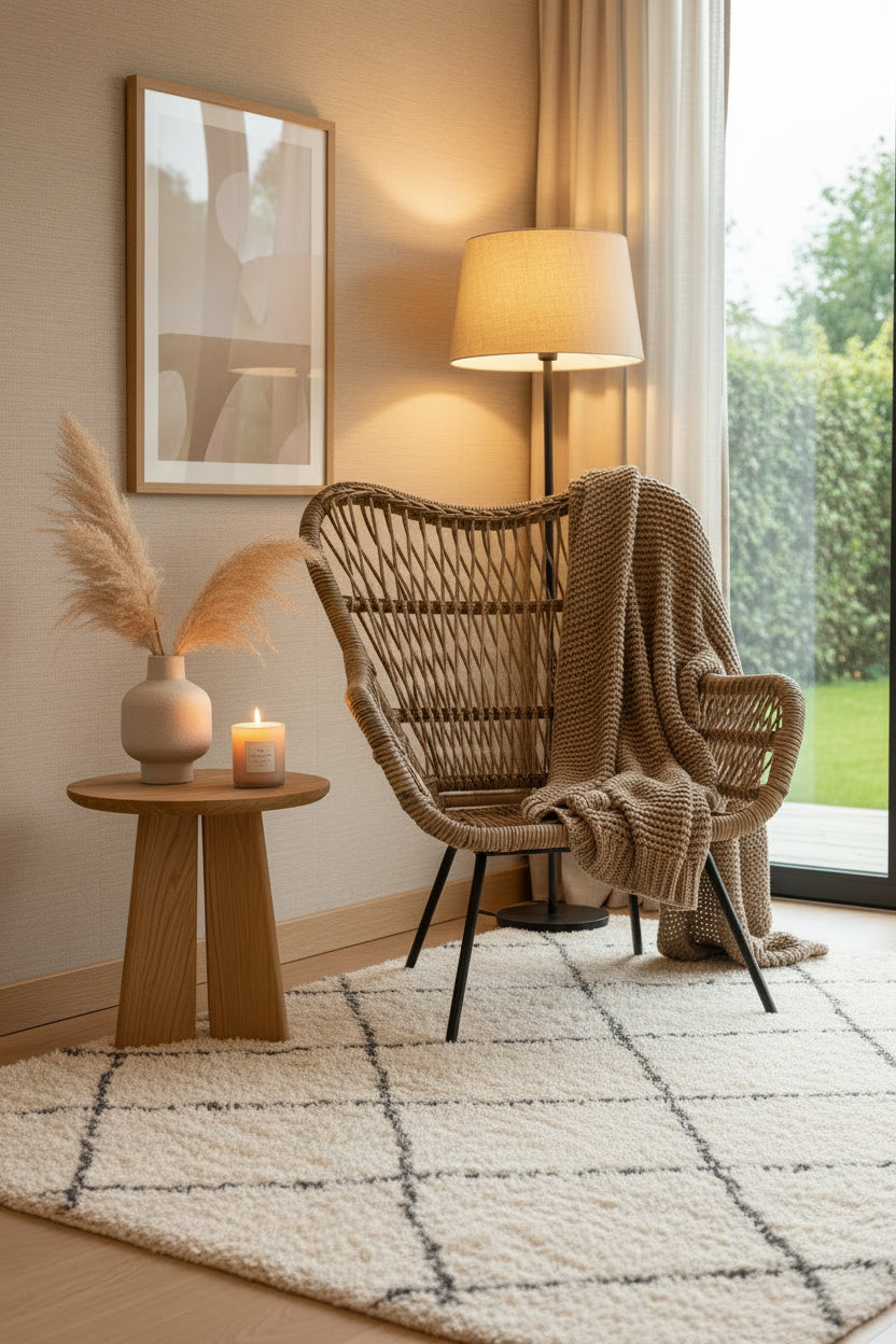 Manado Grey Kubu Natural Rattan Chair