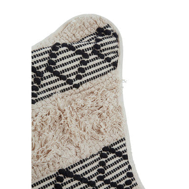 Cefena Black and White Moroccan Design Butterfly Chair