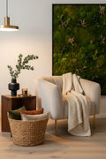 Yasmeen Silver Grey Velvet Barrel Back Armchair with Gold Finish Legs