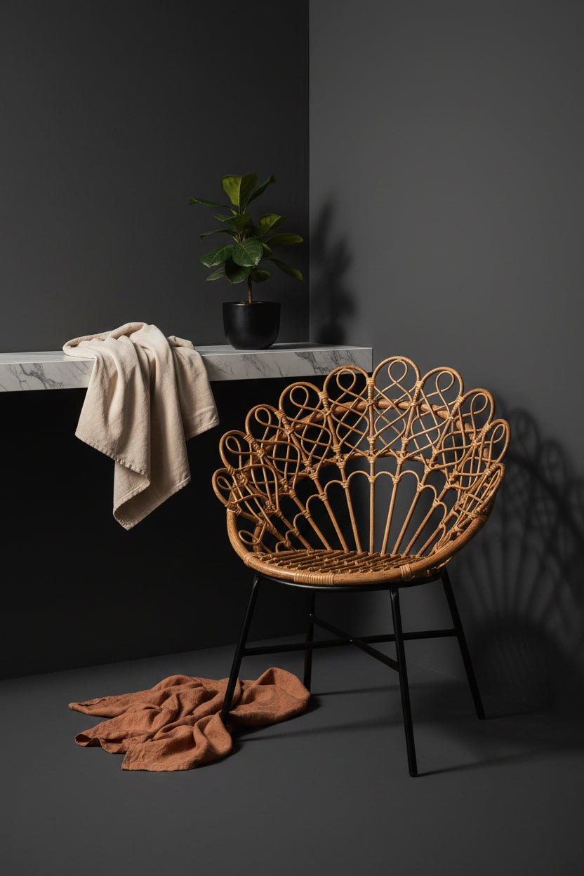 Java Natural Rattan Peacock Chair