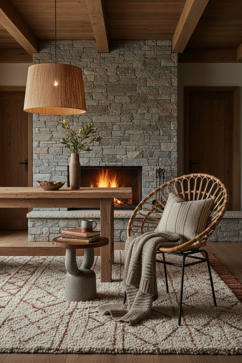 Java Natural Rattan Sunflower Chair