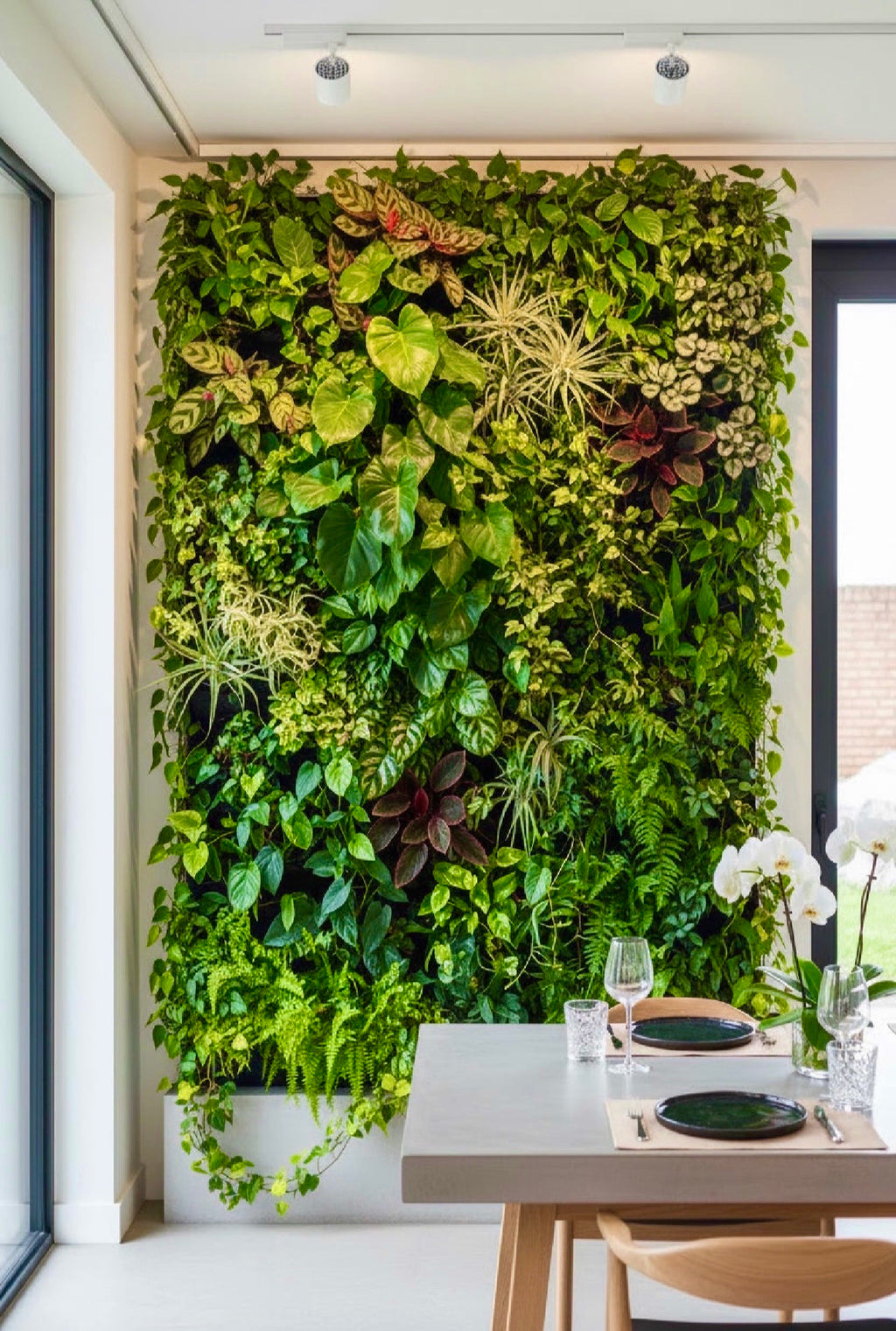 Frameless Living Wall System