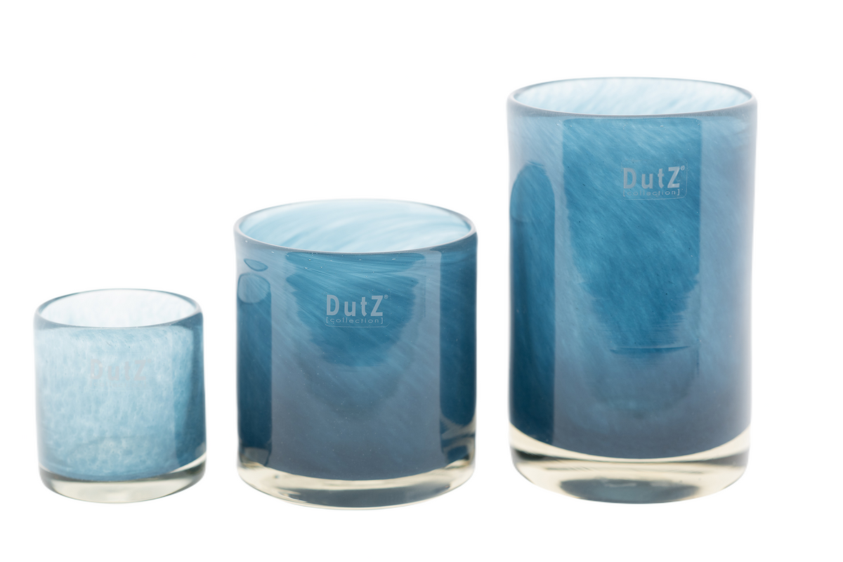 CYLINDER C1 Candleholder Votive - Mouthblown Glass by DutZ