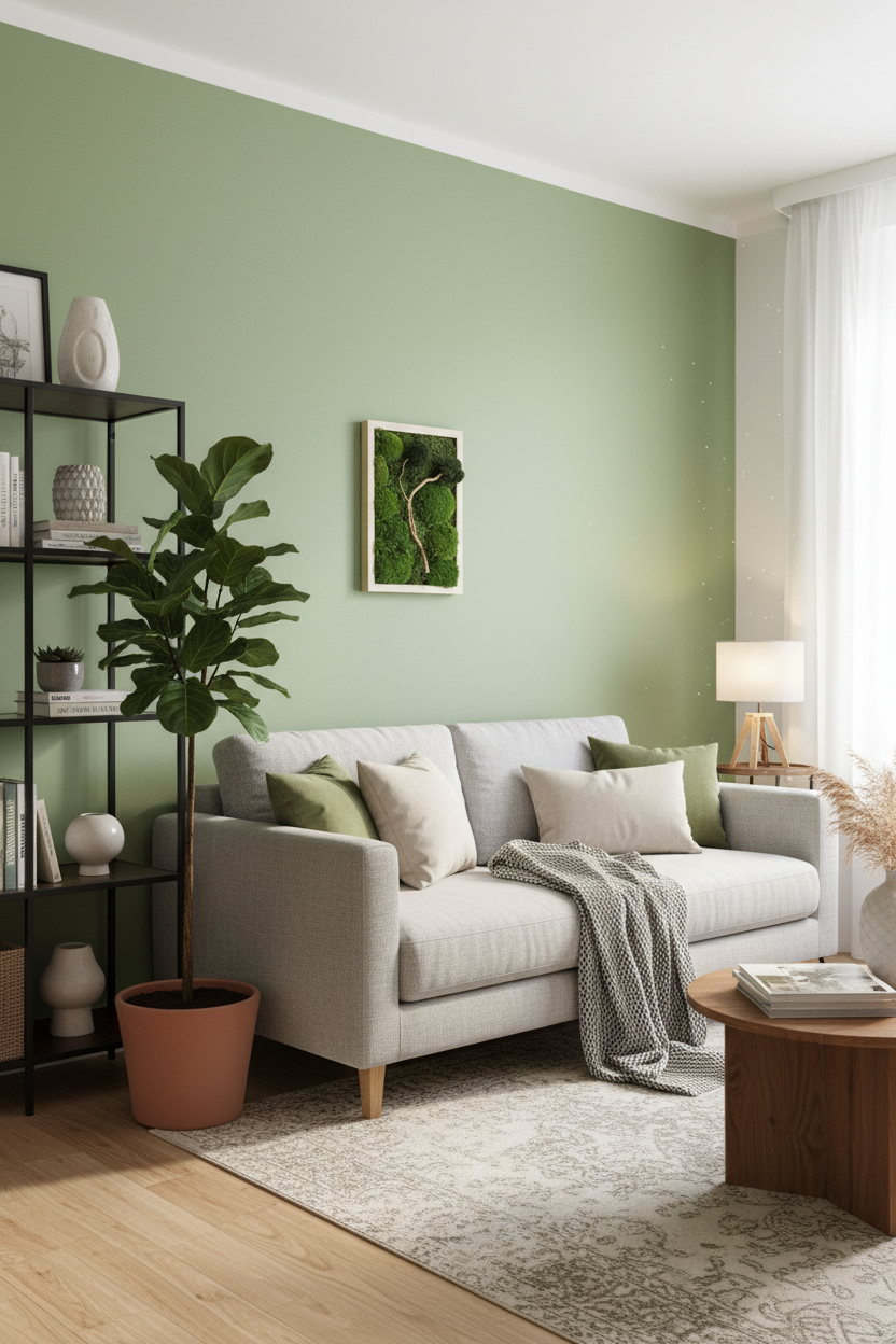 Handmade Preserved Moss Wall Art | Zen | Wooden Frame | A4