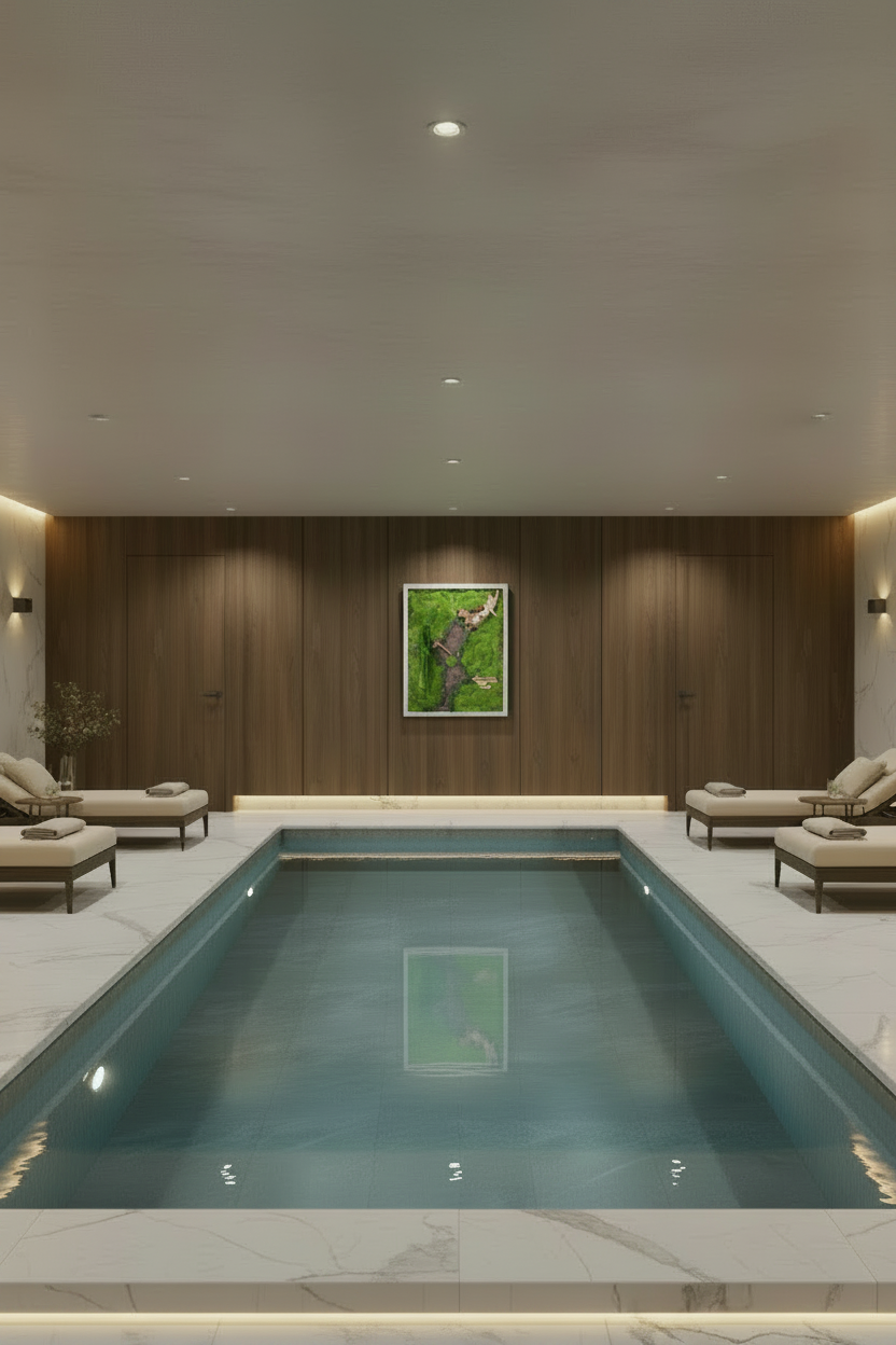 Handmade Preserved Moss Wall Art | Metal Frame | Large | 103cm × 80cm