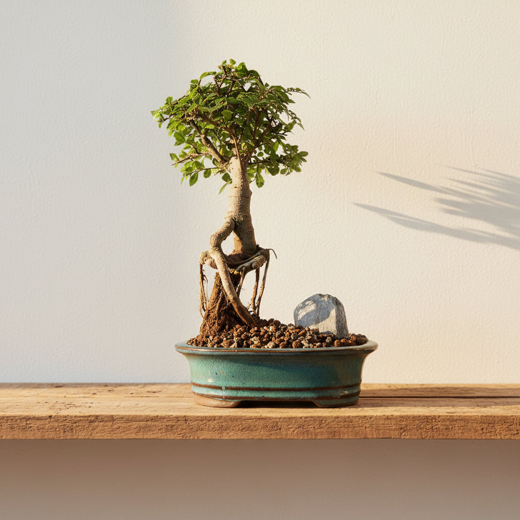 Chinese Elm (Ulmus Parvifolia) Bonsai Tree | Broom | In 16cm Pot | Great Gift
