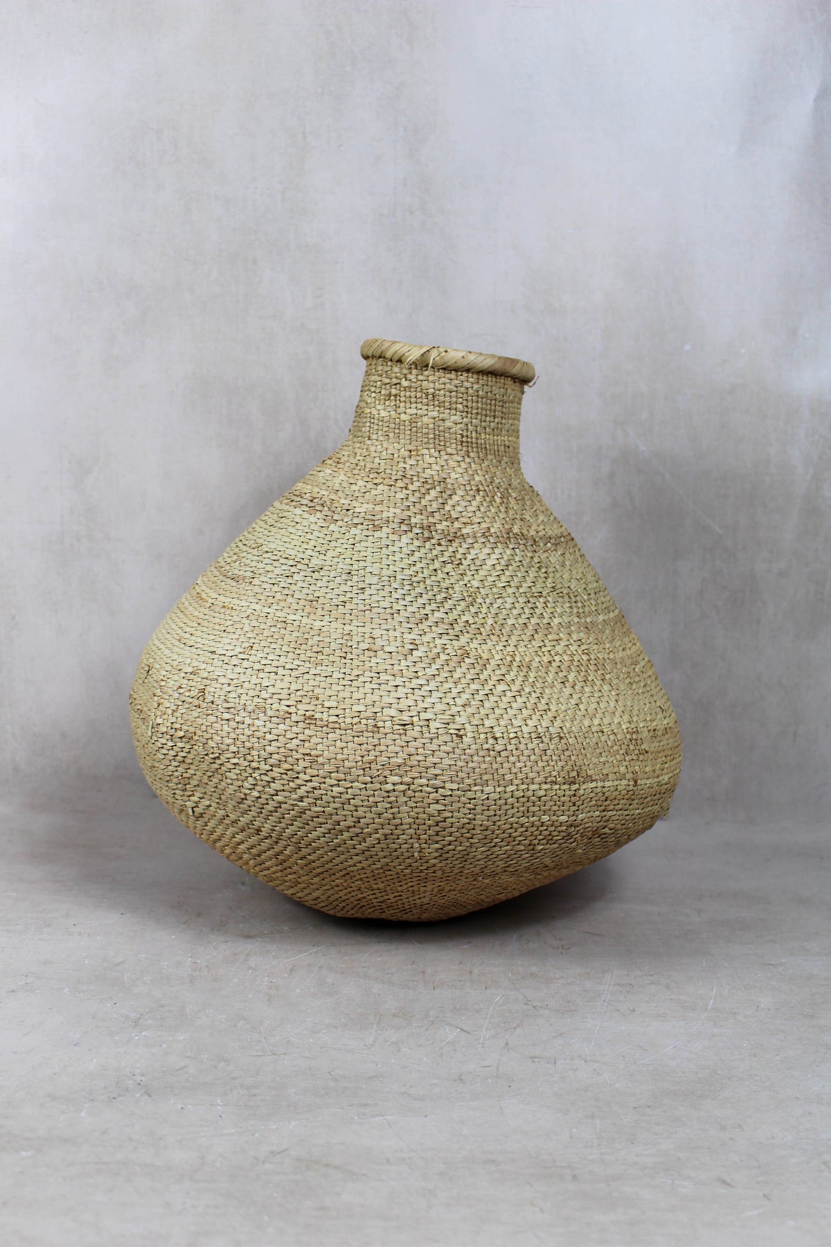 Garlic Gourd woven basket - Zimbabwe - 18.1
