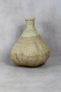 Garlic Gourd woven basket - Zimbabwe - 18.5