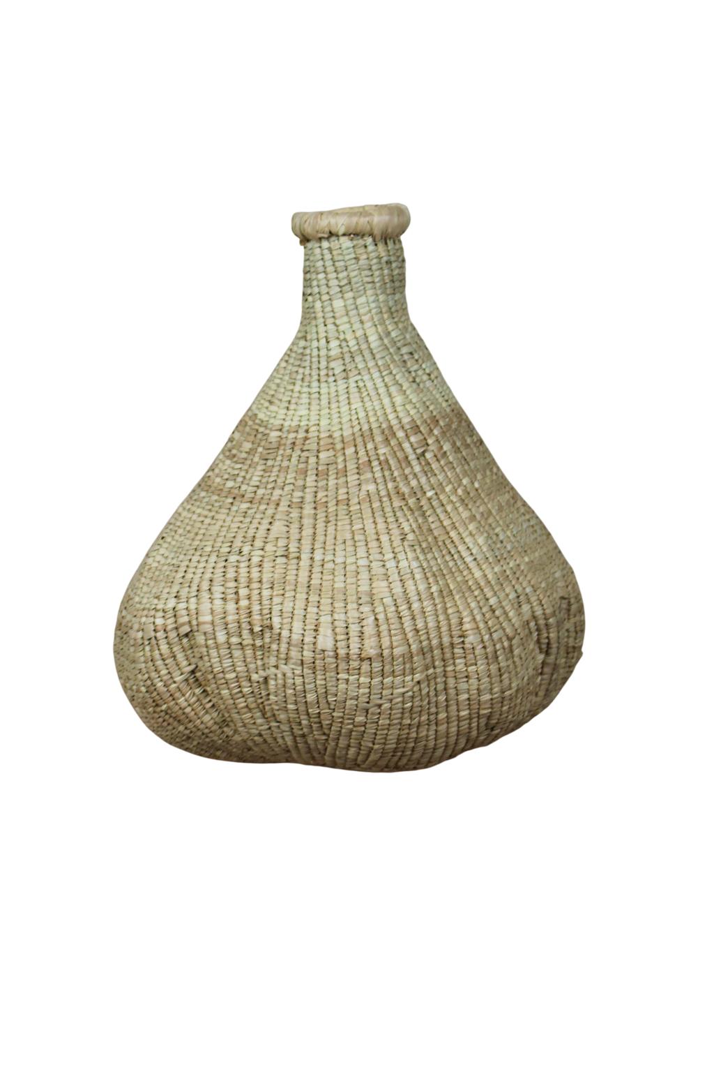 Garlic Gourd woven basket - Zimbabwe - 18.5