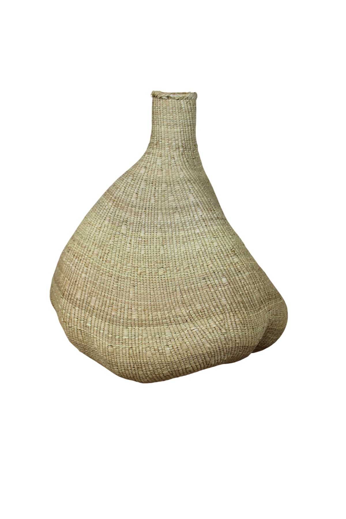 Garlic Gourd woven basket - Zimbabwe - 18.9