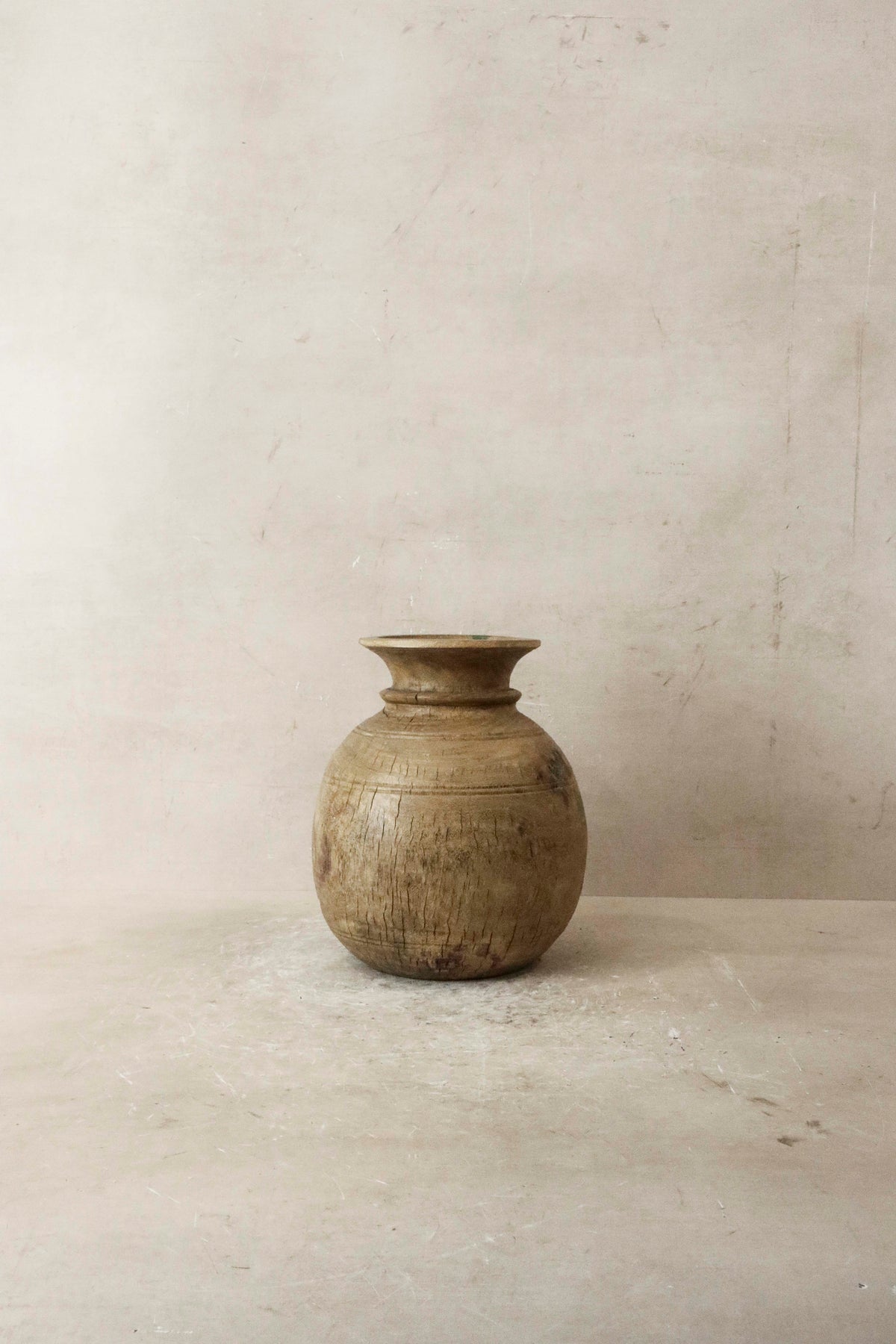 Vintage Teak Vase - 54.6