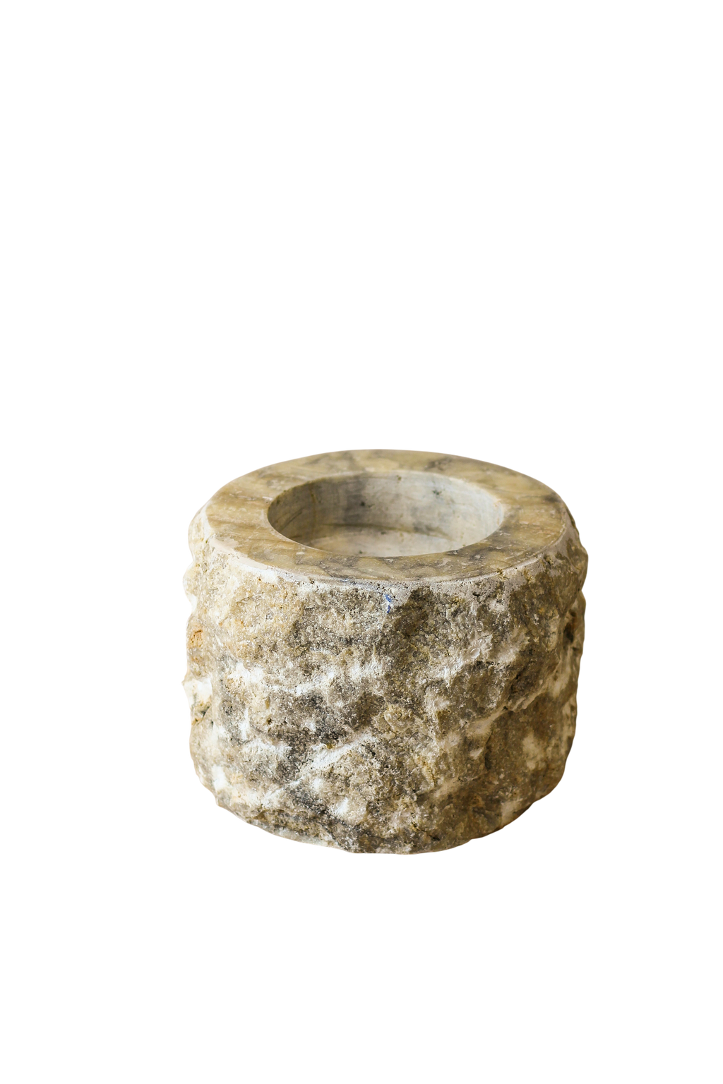 Rough Cut Onyx Candleholder XL 14.7