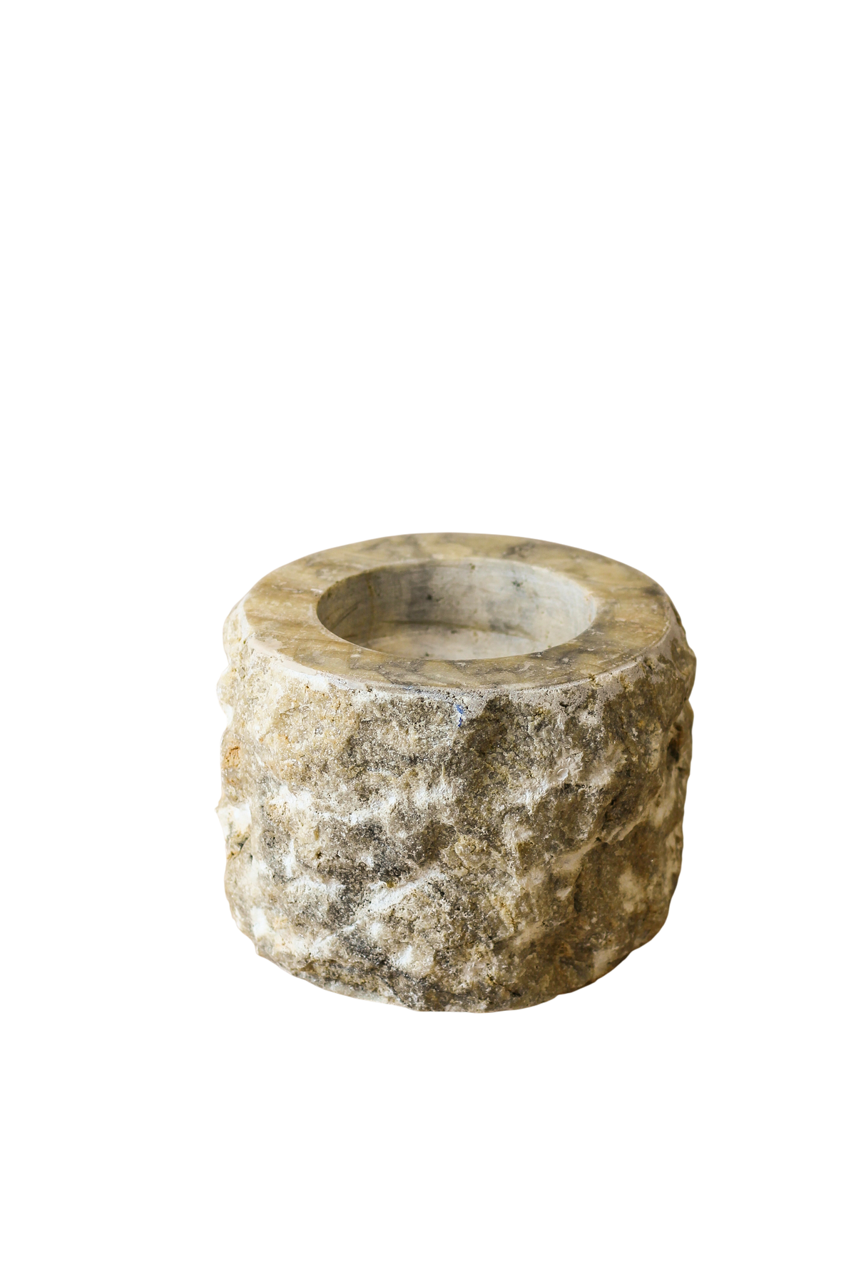 Rough Cut Onyx Candleholder XL 14.7