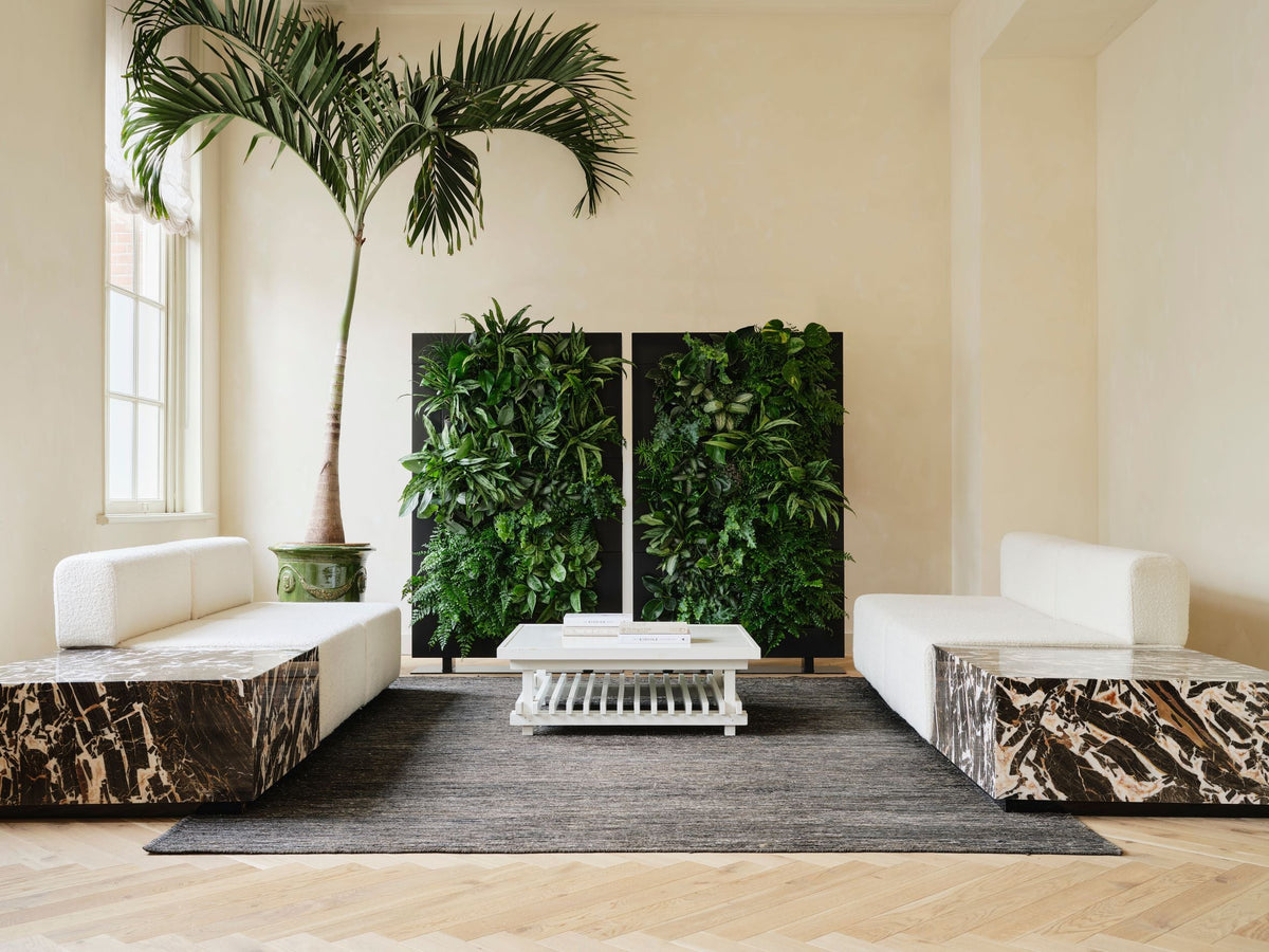 Freestanding Living Wall Divider | Black | 180.5cm | Self-Irrigating | No Electricity Required