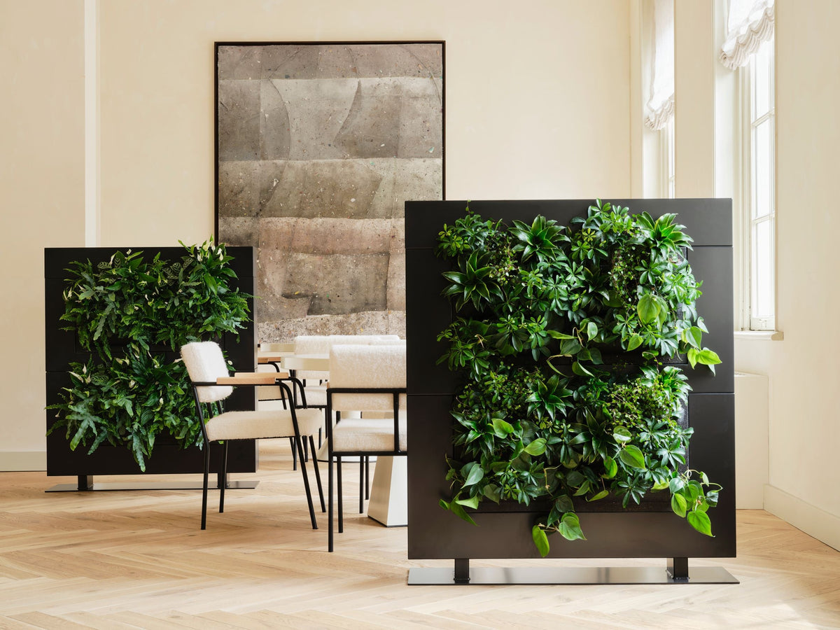 Freestanding Living Wall Divider | Black | 81cm | Self-Irrigating | No Electricity Required