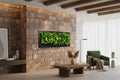 Living Wall Picture Frame | Black | 192cm | Self-Watering | No Plumbing Required