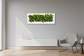 Living Wall Picture Frame | White | 192cm | Self-Watering | No Plumbing Required