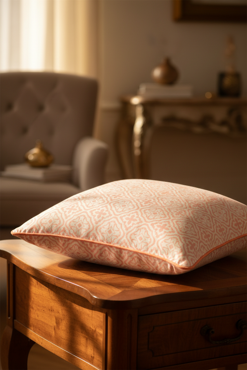 Antonia Blossom Lattice Cushion Cover
